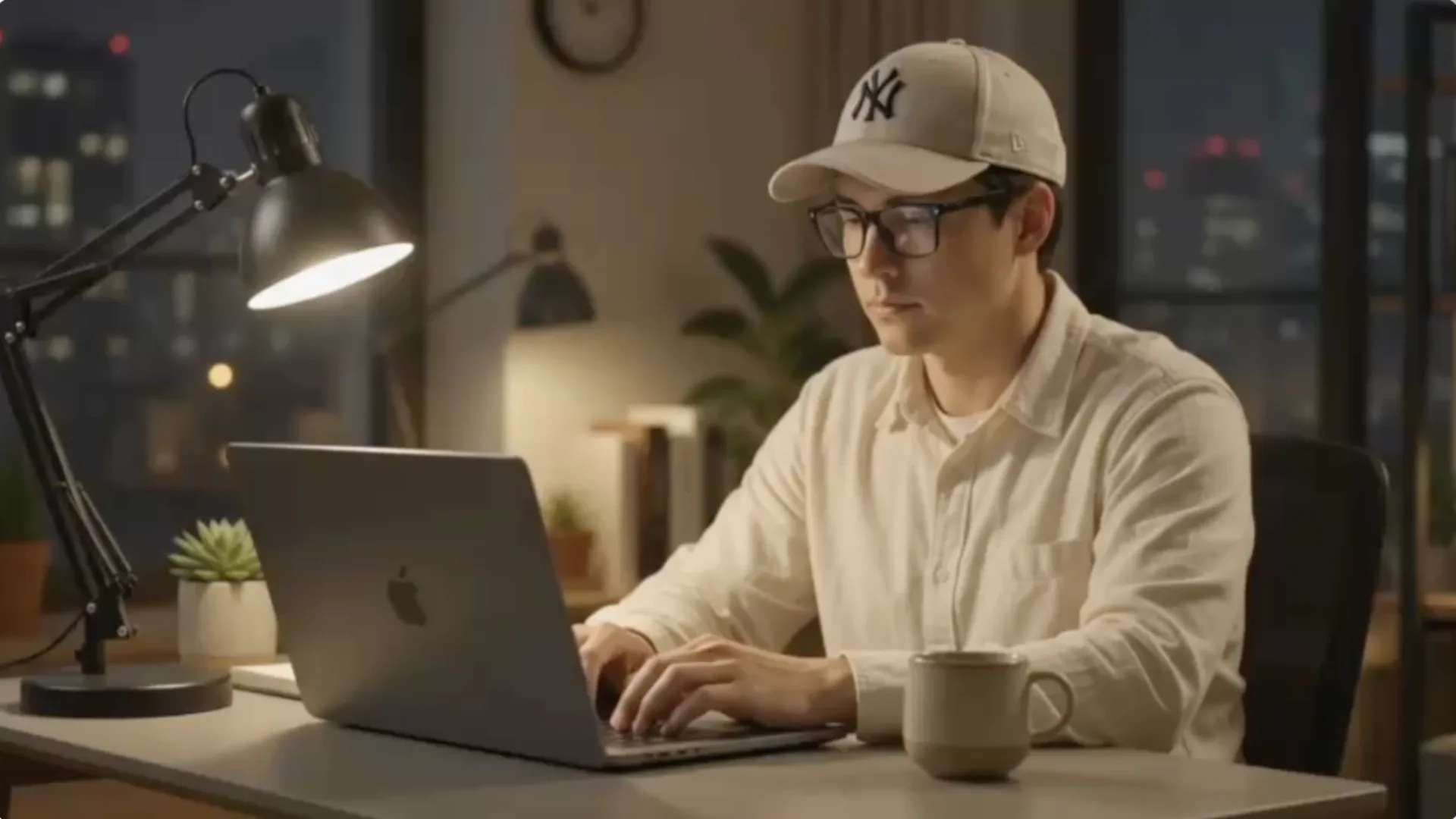 Denis working on AI systems